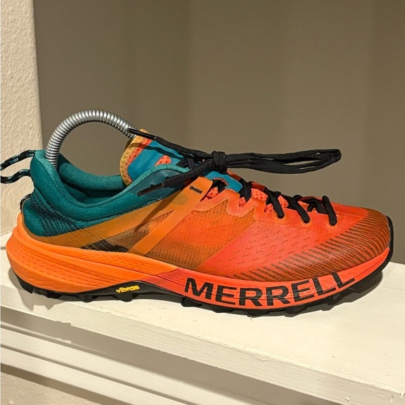 Merrell MTL MQM Mens Sneakers US 7.5 Tangerine Mineral Hiking Shoes J067155 - Picture 5 of 12